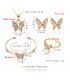 SET548 - Korean four-piece butterfly Jewellery Set